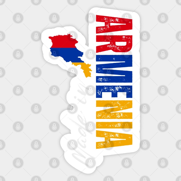 Armenia flag, armenian flag Sticker by eka123